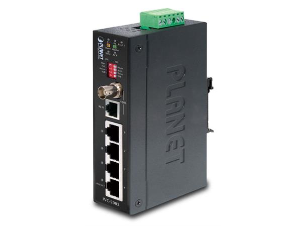 Planet Konverter 100TX - VDSL2 Coax Ethernet over Coax Extender Industriell¤ 
